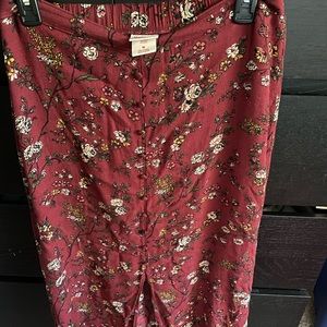 Floral Maxi Skirt